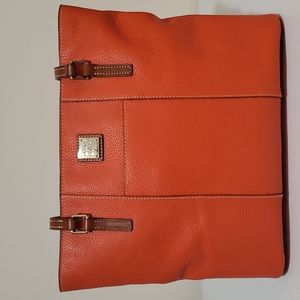 Dooney & Bourke Pebble Grain Lexington Tote (Orange)